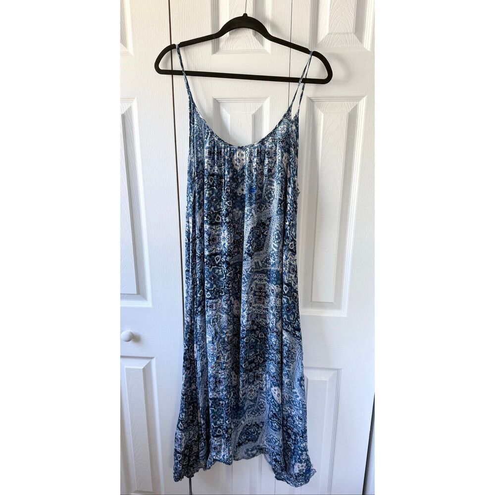 9Seed Tulum Swim Cover Up Maxi Dress in Shelter Island - One Size